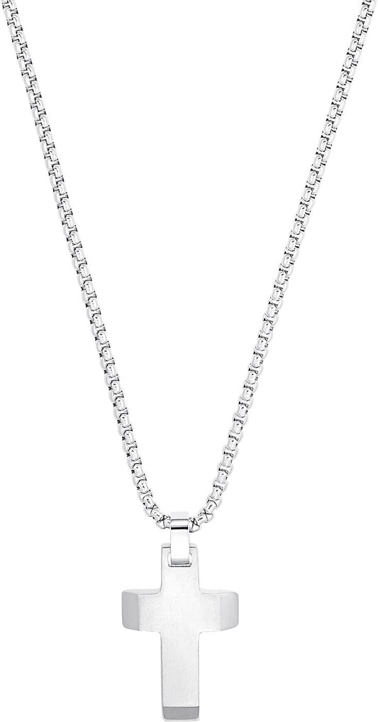 Venetian Chain with Cross Pendant - s.Oliver Jewelry Model: 2033914