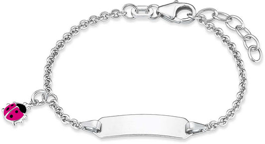 Princess Lillifee 2034221 ID Bracelet with Ladybug Charm