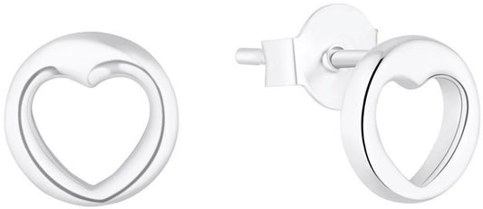 Stud Earrings with Heart Cutouts - s.Oliver Jewelry Model: 2035754
