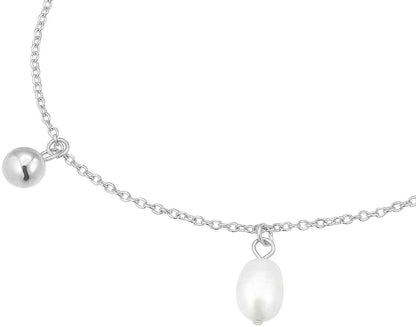 Bracelet with pearls & ball pendant, s.Oliver, Model 2037816