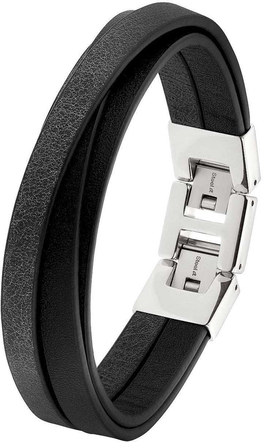 Mehrreihiges Lederarmband - s.Oliver Jewelry Modell: 2037989