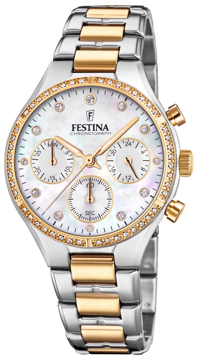 Montre Femme Festina Boyfriend F20402/1 • Mouvement à quartz • Boîtier en acier inoxydable