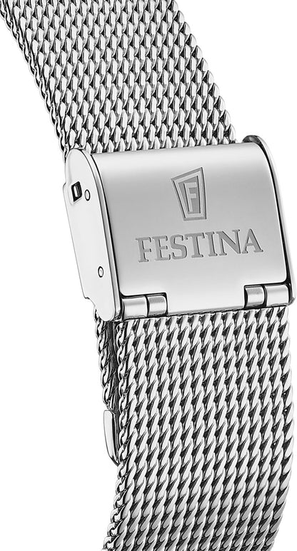 Montre pour femme Festina Boyfriend F20475/1 • Mouvement à quartz • Boîtier robuste en acier inoxydable