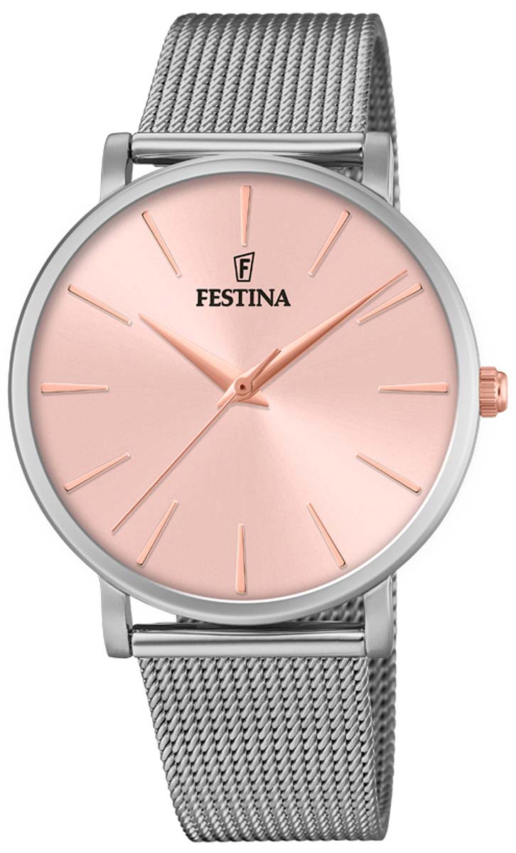 Montre pour femme Festina Boyfriend F20475/1 • Mouvement à quartz • Boîtier robuste en acier inoxydable