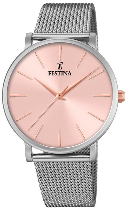 Montre pour femme Festina Boyfriend F20475/1 • Mouvement à quartz • Boîtier robuste en acier inoxydable