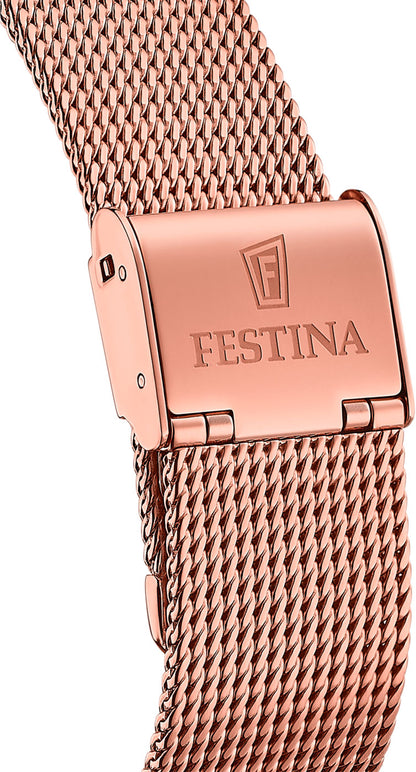 Montre pour femme Festina Boyfriend F20477/1 • Mouvement à quartz précis • Acier inoxydable robuste