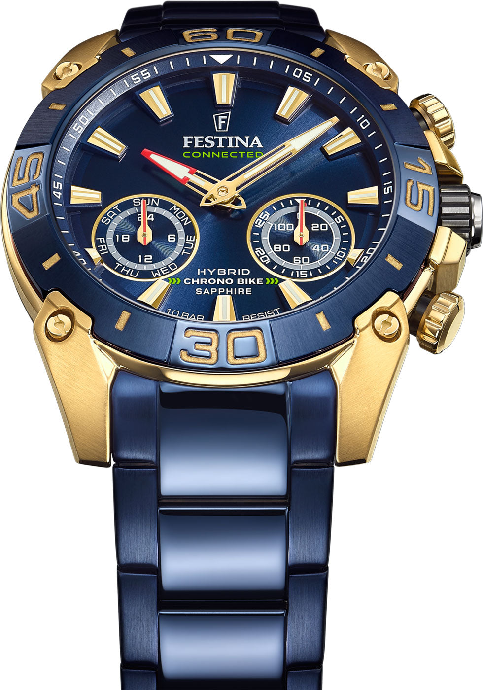 Festina Connected F20547/1 Men's Watch • Sapphire Glass • Hybrid Smartwatch