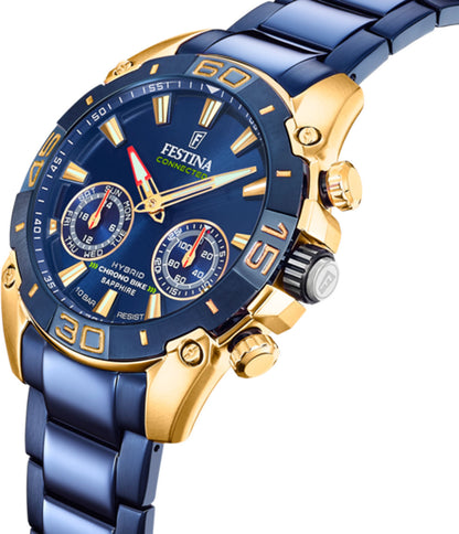 Festina Connected F20547/1 Men's Watch • Sapphire Glass • Hybrid Smartwatch