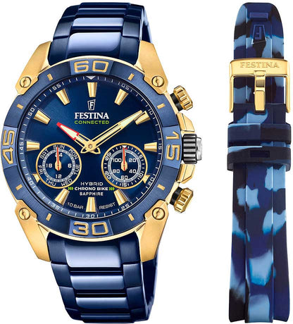 Festina Connected F20547/1 Men's Watch • Sapphire Glass • Hybrid Smartwatch