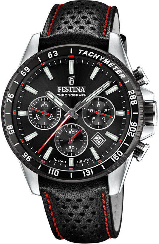 Montre pour homme Festina TIMELESS CHRONOGRAPH F20561/6 • Chronographe • Acier inoxydable robuste