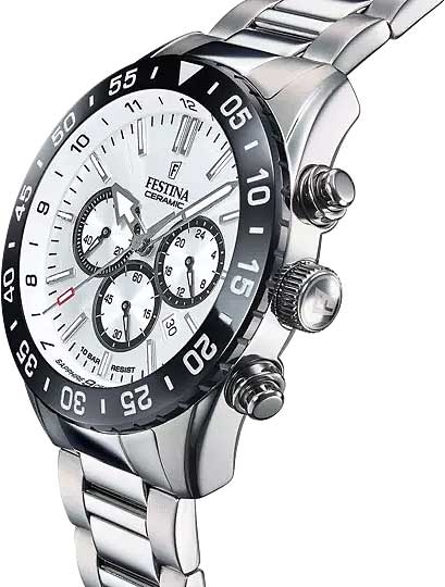 Festina Ceramic F20575/1 Herrenuhr • Saphirglas • Chronograph