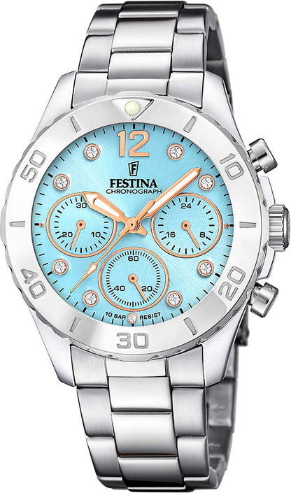 Festina Boyfriend F20603/4 Damenuhr • Elegantes Design • Robustes Edelstahl