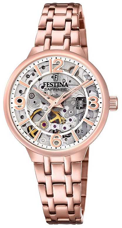 Festina Automatic F20616/1 Herrenuhr • Skelett • Saphirglas