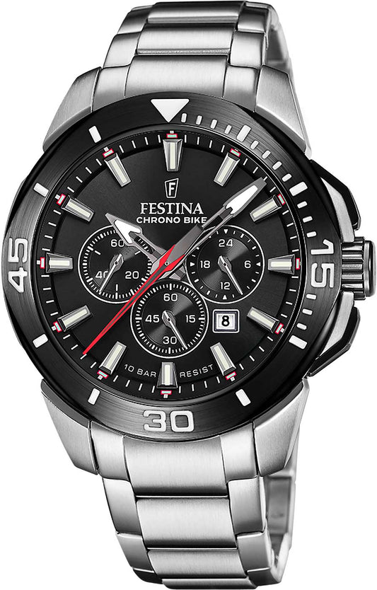 Festina Chrono Bike F20641/1 Herrenuhr • Edelstahl • 10 ATM