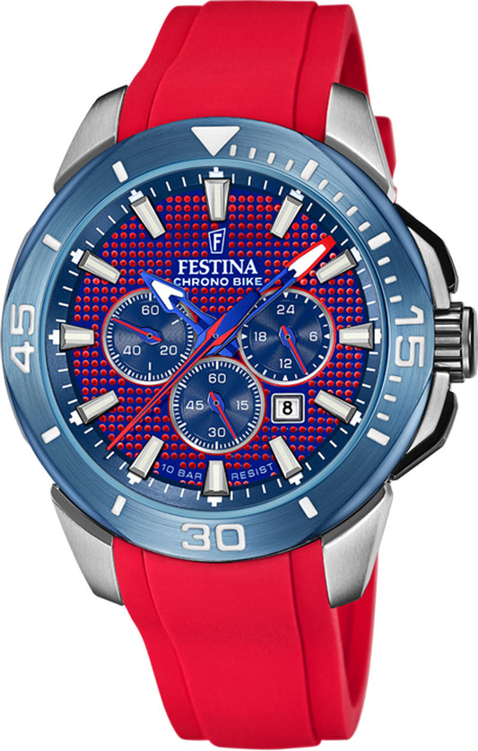 Montre Homme Festina Chrono Bike F20642/4 • Chronographe • Boîtier en acier inoxydable
