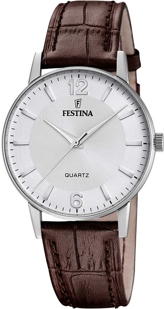 Festina Classics F20690 Herren Uhr • Quarz Uhrwerk • Robustes Edelstahlgehäuse