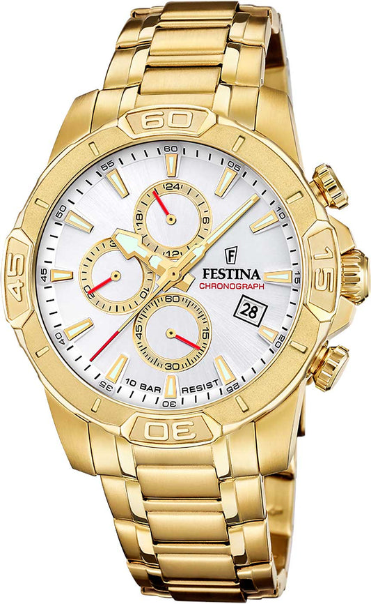 Festina Timeless Chronograph F20705/1 Herrenuhr • Sportlicher Chronograph • 10 ATM