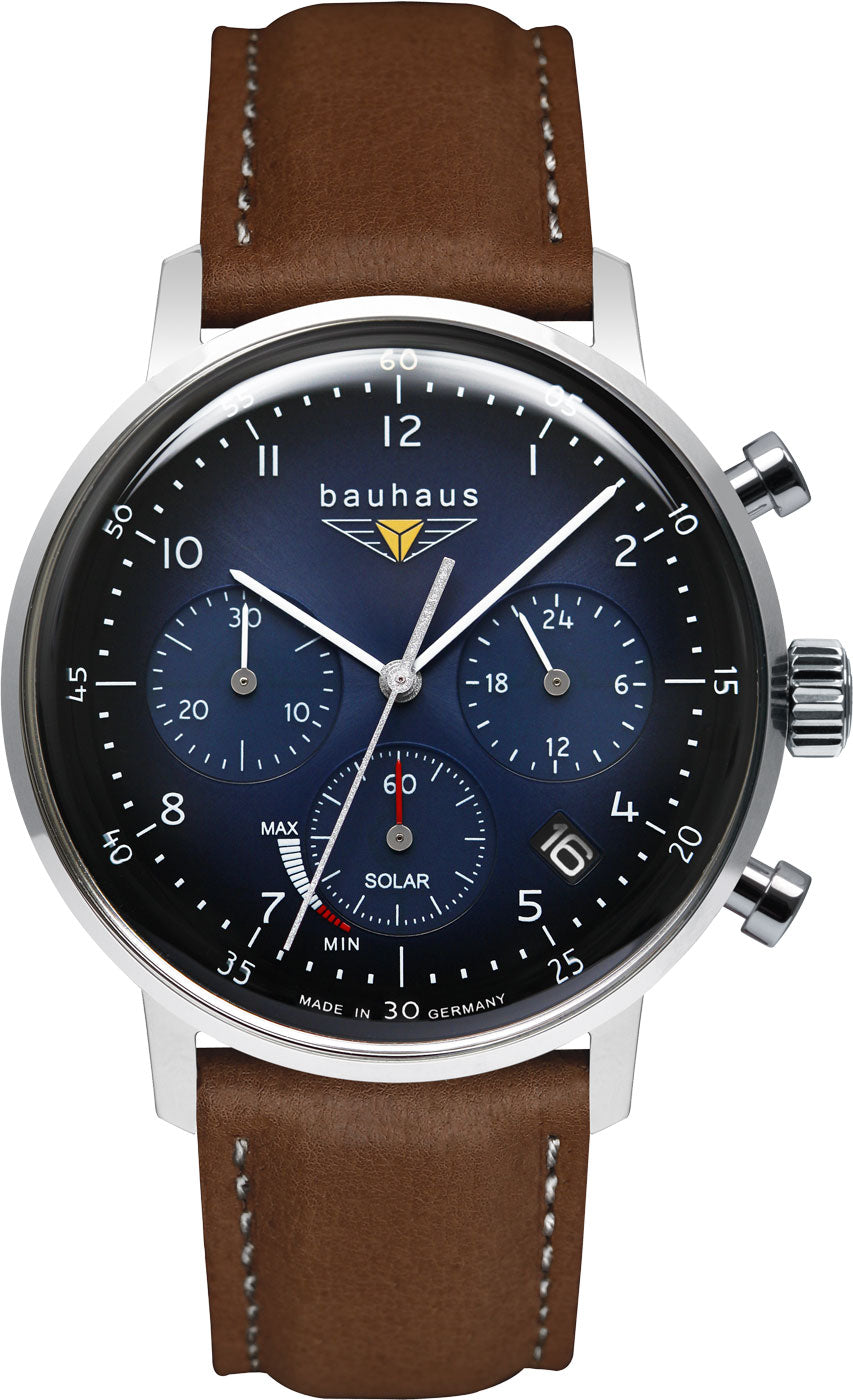 Montre Bauhaus 6799-7 • Design minimaliste • Fabriquée en Allemagne
