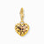 Thomas Sabo Charm Pendant Model: 2094-414-10 Heart with red zirconia garnet stone - 925 sterling silver 18k gold plating