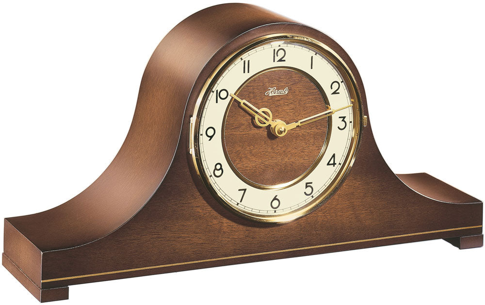 Hermle Table Clock 21x43x11 cm Wood • Quartz Movement • Melody Selection & Night Shut-Off