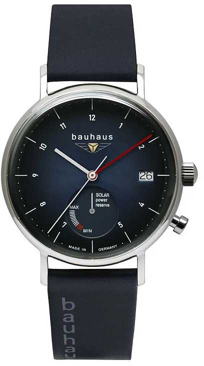 Bauhaus 7749-3 Men's Watch • GMT Function • Made in Germany