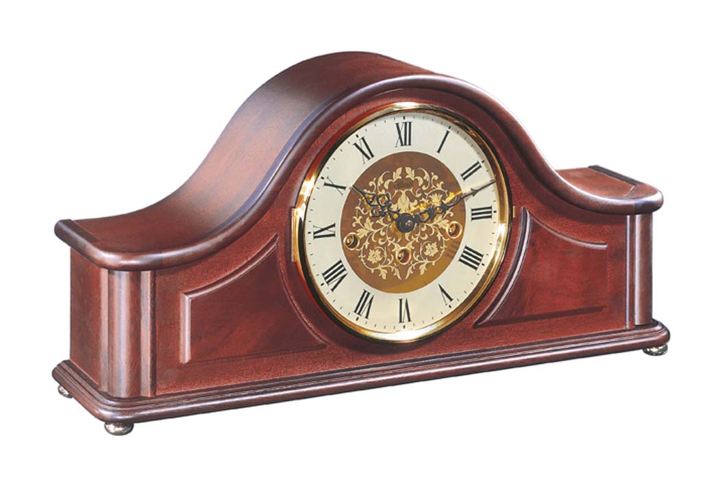 Pendule de table Hermle 18x33x10 cm bois • Carillon Westminster • Design élégant
