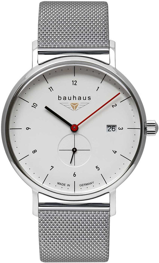 Bauhaus 2130M1 Herrenuhr • Made in Germany • Kleine Sekunde