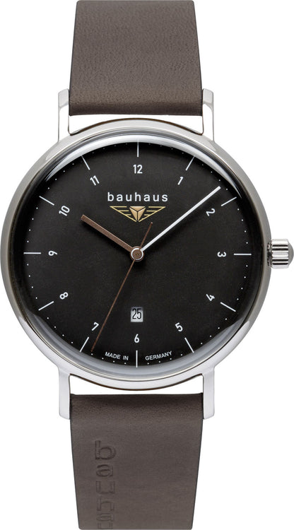 Montre pour homme Bauhaus 2142-2 • Made in Germany • Mouvement à quartz suisse