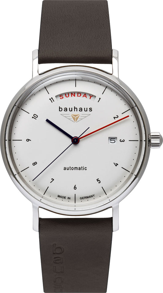Montre pour homme Bauhaus Automatic 2162-1 • Affichage du jour de la semaine • Automatique Miyota