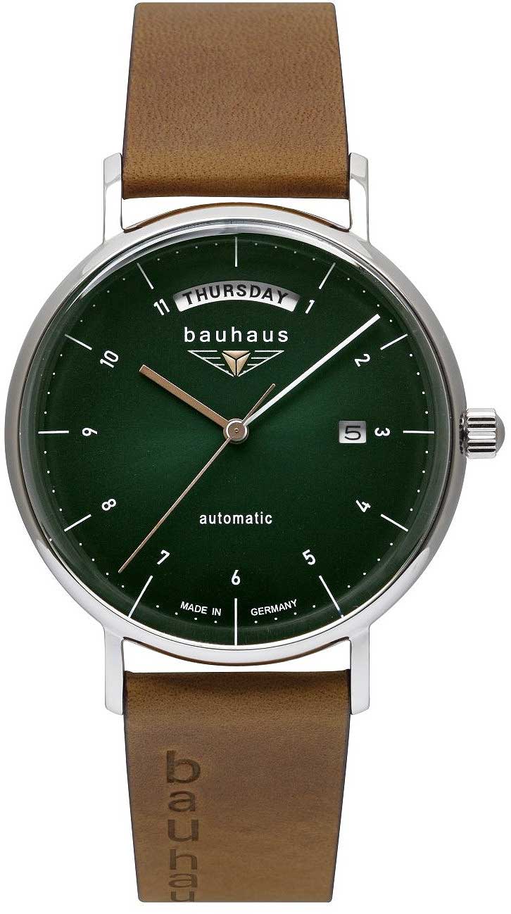 Bauhaus Automatic 2162-4 Herrenuhr • Blau • Made in Germany