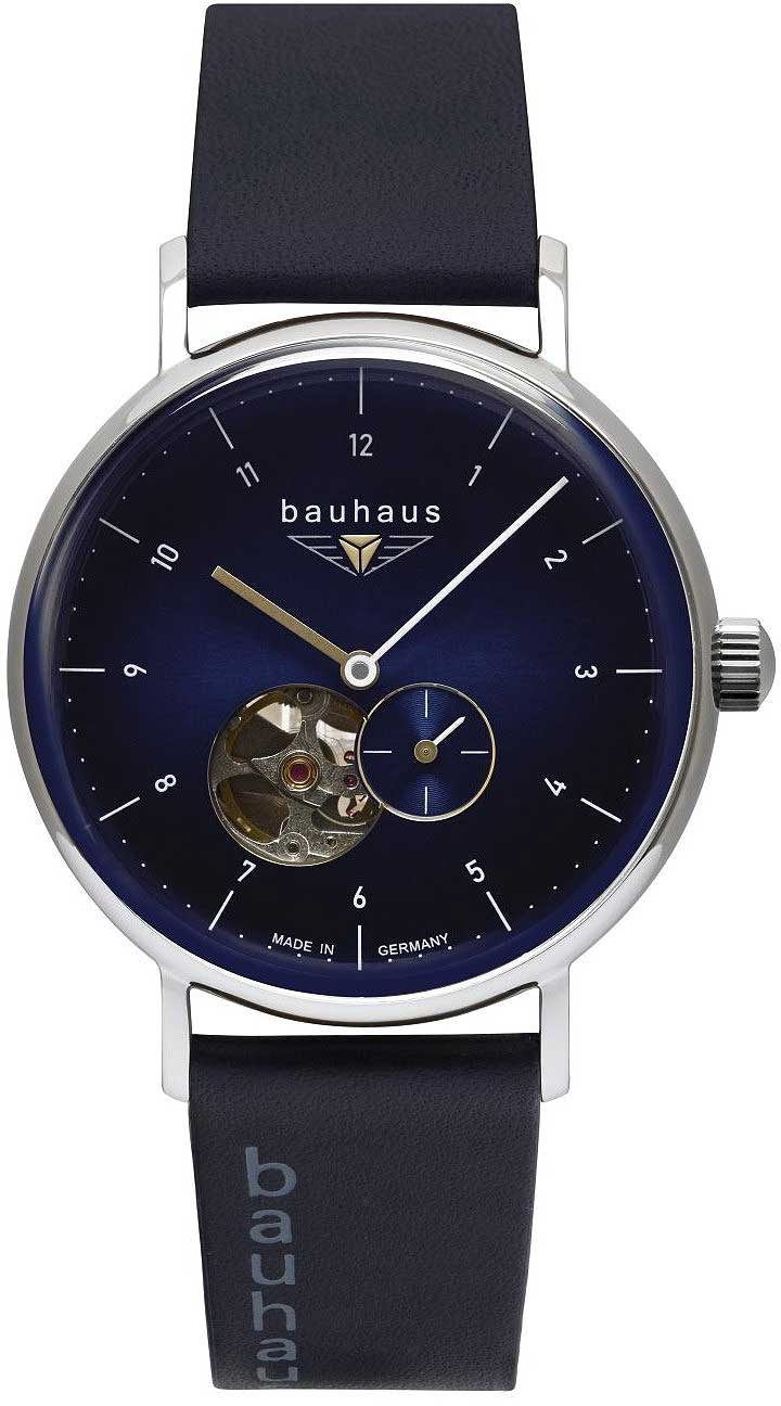 Bauhaus 2166-3 Men's Watch • Automatic • Open Heart