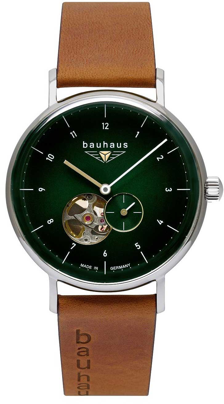 Bauhaus Automatic 2166-4 Herrenuhr • Made in Germany • Open Heart