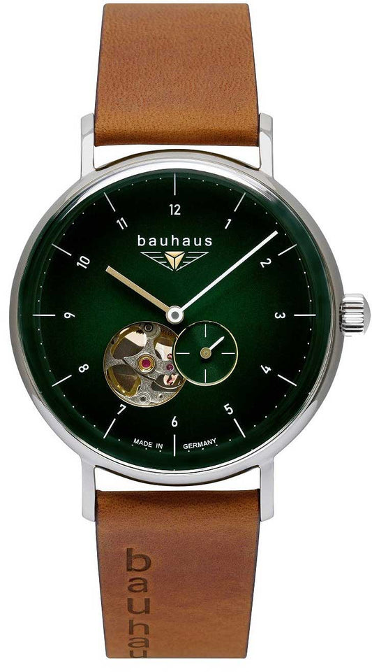 Bauhaus Automatic 2166-4 Herrenuhr • Made in Germany • Open Heart