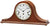 AMS Table Clock 43x21x13 cm Mahogany • 8-Day Power Reserve • Westminster Chime