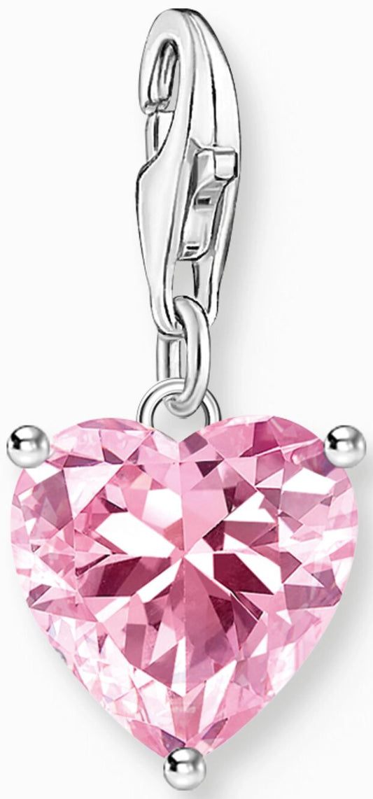 Thomas Sabo Charm Pendant Model: 2205-051-9 Heart made of pink zirconia stone - 925 sterling silver #1