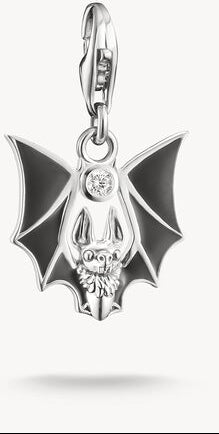 Faszinierender Fledermaus Charm-Anhänger Sterling Silber mit funkelndem Zirkonia - Thomas Sabo Modell: 2229-691-11