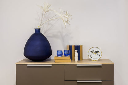 Hermle Table Clock 19x18x6.5 cm Brass • Precise Quartz Movement • World Time Display