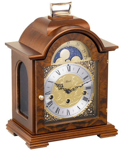 Hermle Table Clock 30x21x14 cm Wood • Moon Phase Display • Westminster Chime