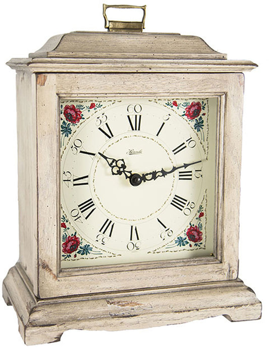 Hermle Table Clock 33x25x15 cm Wood • Westminster Chime • Vintage Design