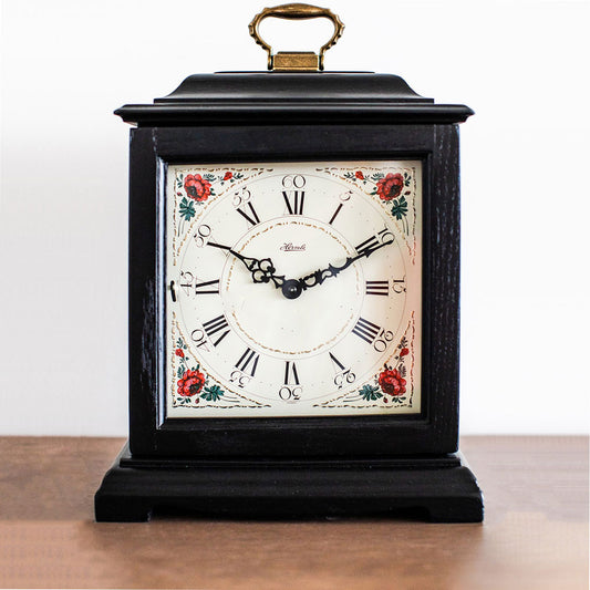 Hermle Table Clock 33x25x15 cm Wood • Vintage Design • Precise Quartz Movement