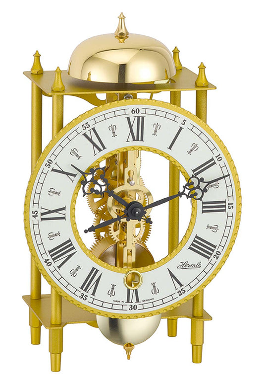Hermle Table Clock 24x13x9.5 cm Metal • Mechanical Movement • Bell Strike