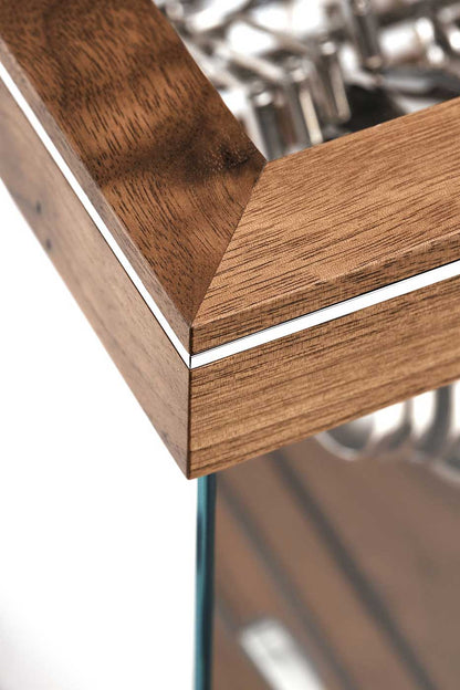 Hermle Horloge de table 29,5x25x25 cm bois • Mélodie Westminster • Arrêt nocturne automatique