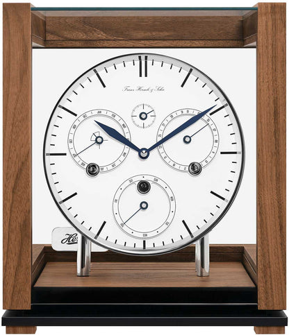 Hermle Horloge de table 29,5x25x25 cm bois • Mélodie Westminster • Arrêt nocturne automatique