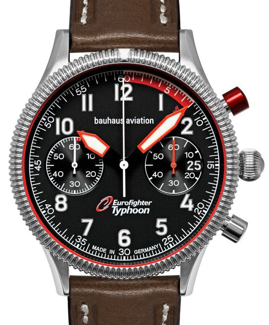 Bauhaus Aviation 2576-2 Herrenuhr • Made in Germany • Chrono