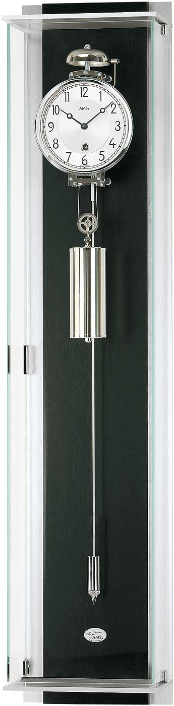 AMS Wall Clock • Mechanical Weight-Driven Movement • Modern Design