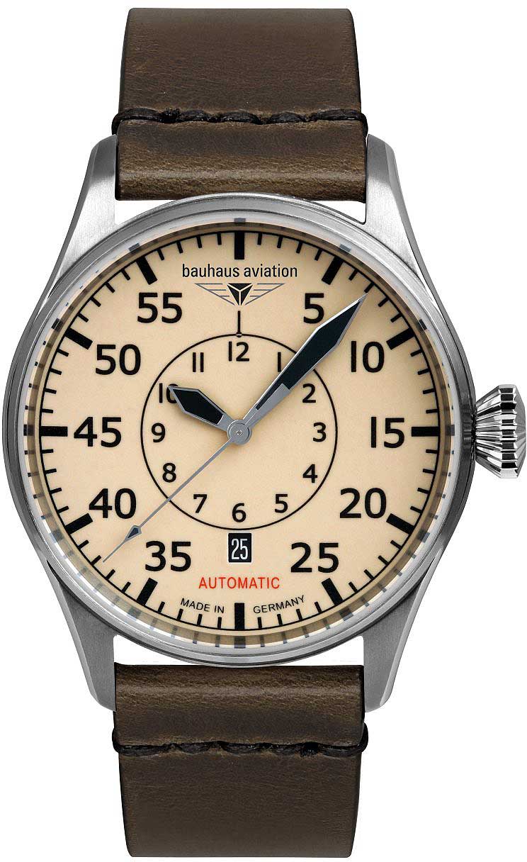 Bauhaus Aviation 2756-5 Herrenuhr • Automatik • Saphirglas