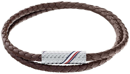 Braided Leather Bracelet - Tommy Hilfiger Model: 2790468