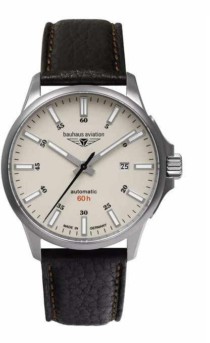 Montre pour homme Bauhaus Aviation 2864-5 • Automatique • Verre saphir