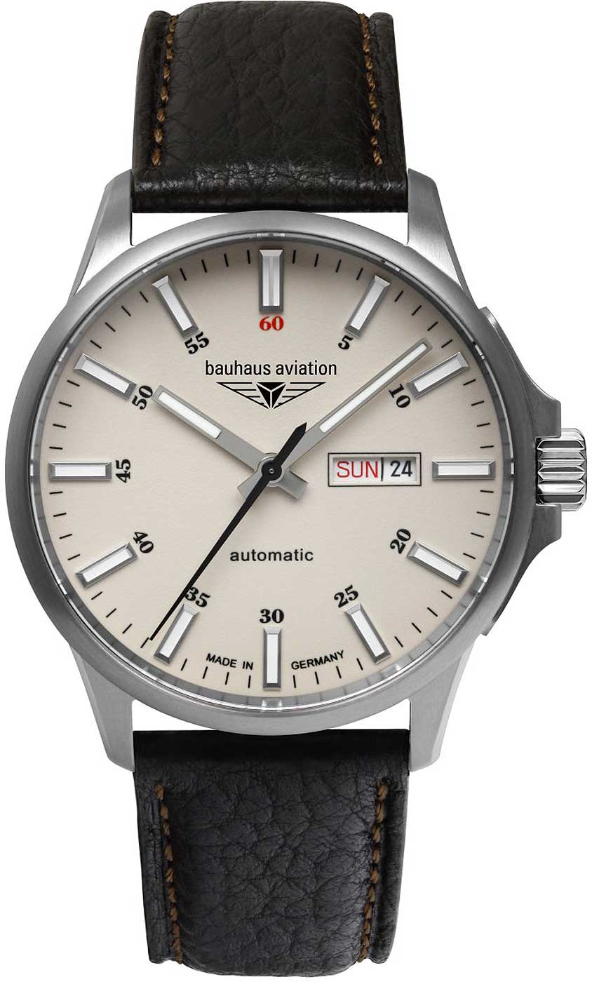 Montre pour hommes Bauhaus Classic 2162-1 • Mouvement automatique • Design minimaliste