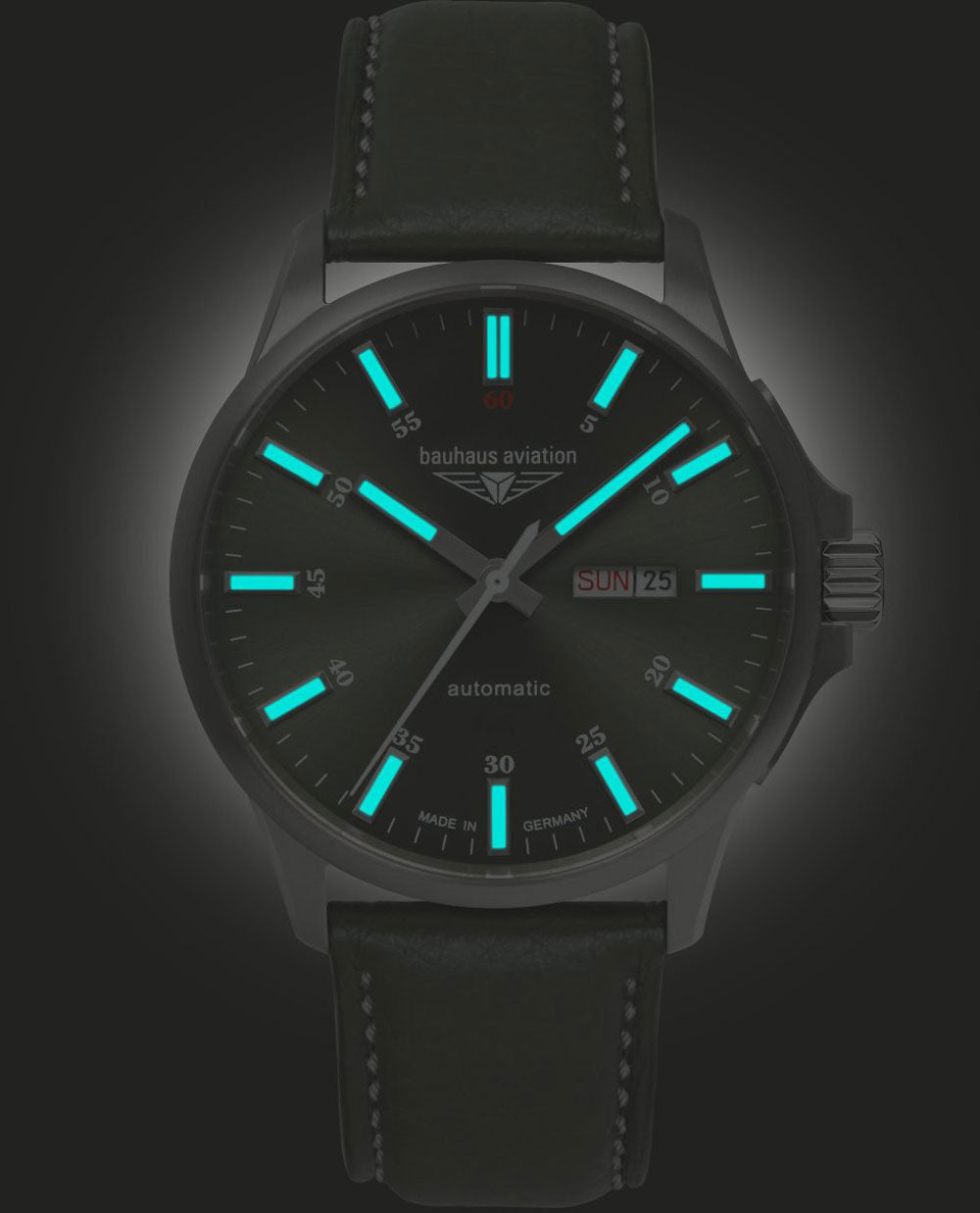 Bauhaus Aviation 2866-4 Herrenuhr • Titan • Made in Germany